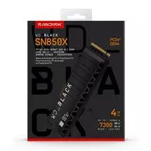 SSD Drive | SanDisk WD_BLACK™ SN850X NVMe™ SSD POWERED BY 4 TB, [With Heatsink]